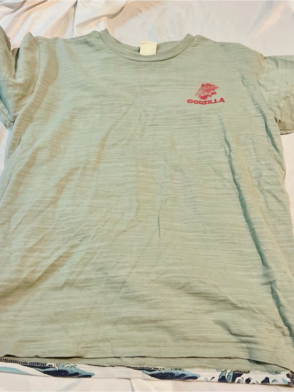 Vintage Godzilla T Shirt Graphic Print All Over Toho Mens Size L